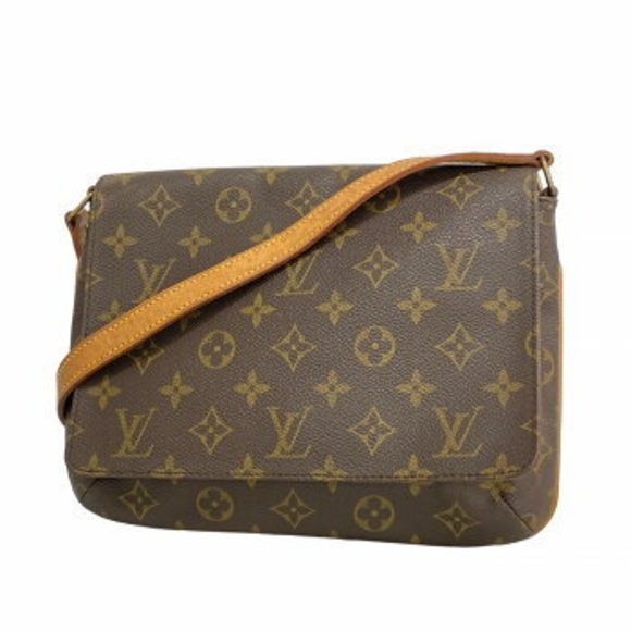 Louis Vuitton Monogram Musette Tango Shoulder Bag Brown - Picture 1 of 9